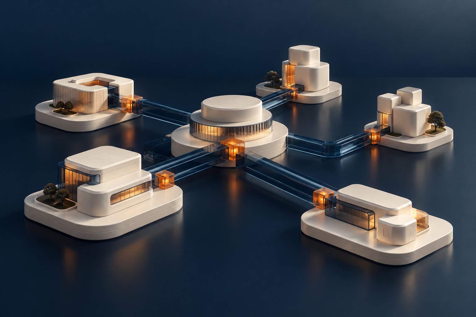Concept illustration for AI & Automation