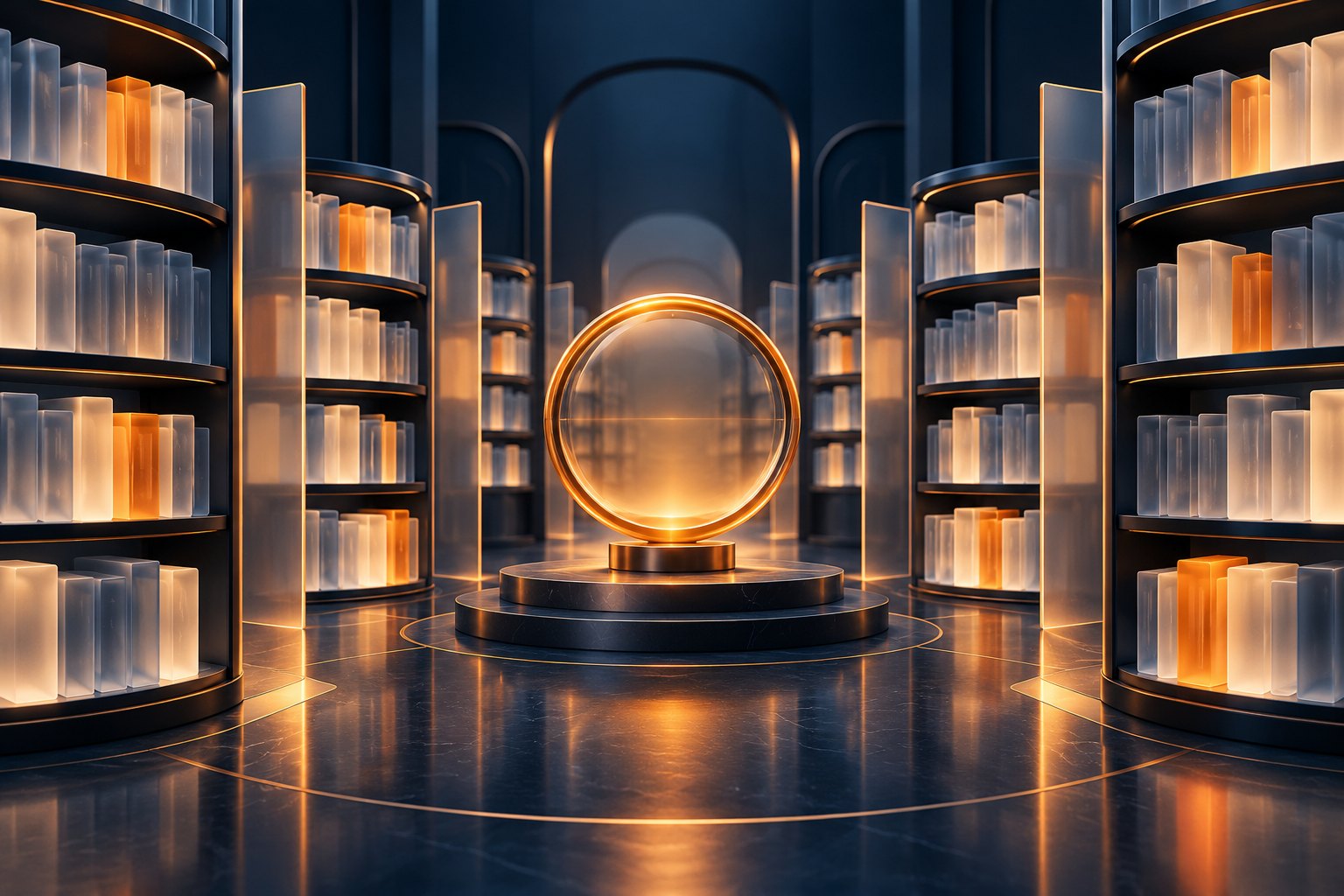 Knowledge library divided by access boundaries