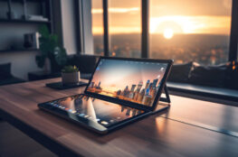 Website design Dubai modern business website on desktop and mobile screens